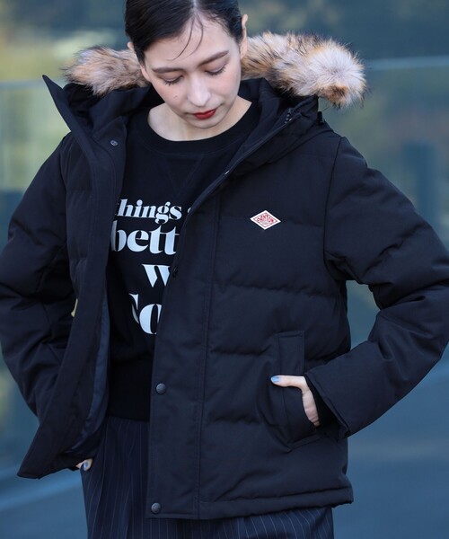 Ray BEAMS（レイビームス）の「DANTON / ファー付き ダウン ジャケット