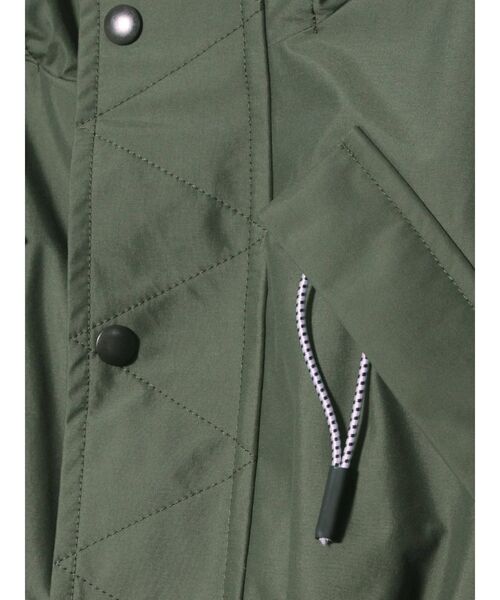 UN3D.（アンスリード）の「ギャザーナイロンショートブルゾン