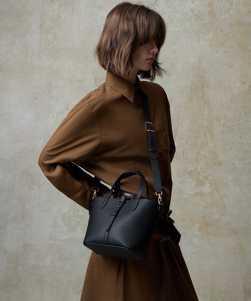 Beryl ベリル リサイクルレザーバケツバッグ（ショルダーバッグ