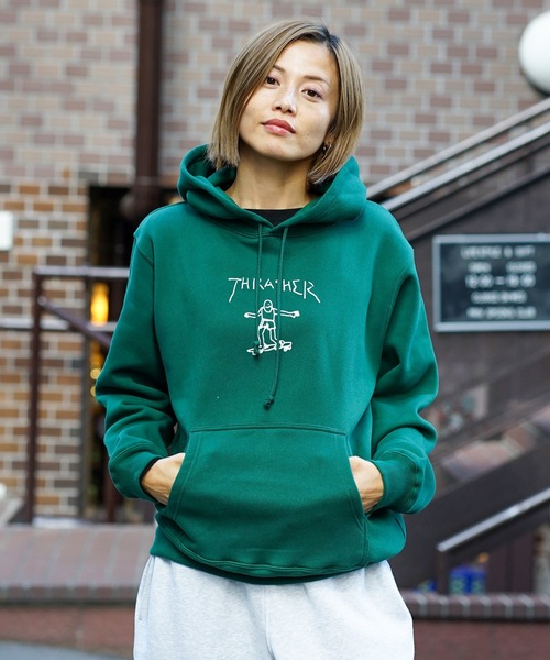 セール】GONZ ART HOODIE SWEAT PARKA/スラッシャーマークゴンザレス