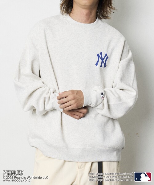 セール】限定展開 MLB×PEANUTS 別注 ビッグシルエット バックプリント