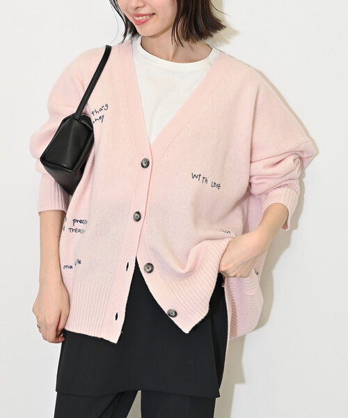 SLOBE IENA（スローブイエナ）の「《追加》embroidery カーディガン