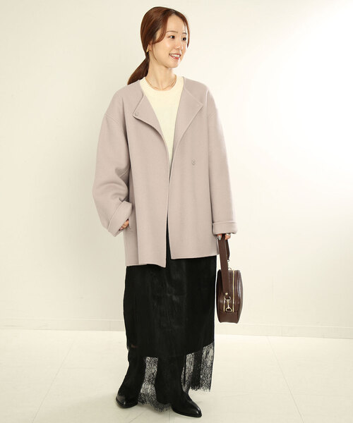 SLOBE IENA（スローブイエナ）の「souple woolダブルフェイスノー