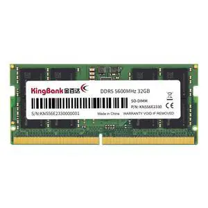 Kingbank 32GB 262-Pin DDR5 SO-DIMM DDR5 5600 (PC5 44800) Laptop