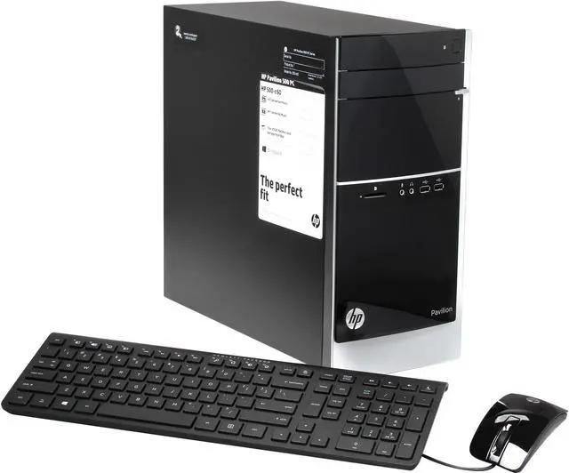 HP Desktop PC Pavilion 500-c60 AMD A6-5200 8GB DDR3 1TB HDD AMD