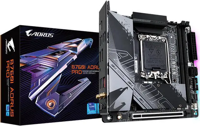 GIGABYTE B760I AORUS PRO LGA 1700 Intel B760 DDR5 SATA 6Gb/s Mini
