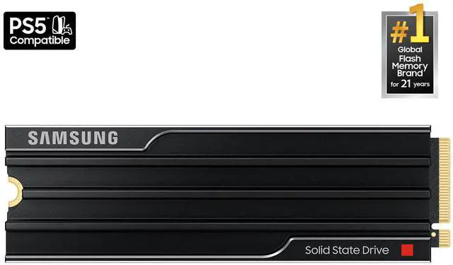 SAMSUNG SSD 9100 PRO with Heatsink 2TB, PCIe 5.0x4 M.2 2280, Seq