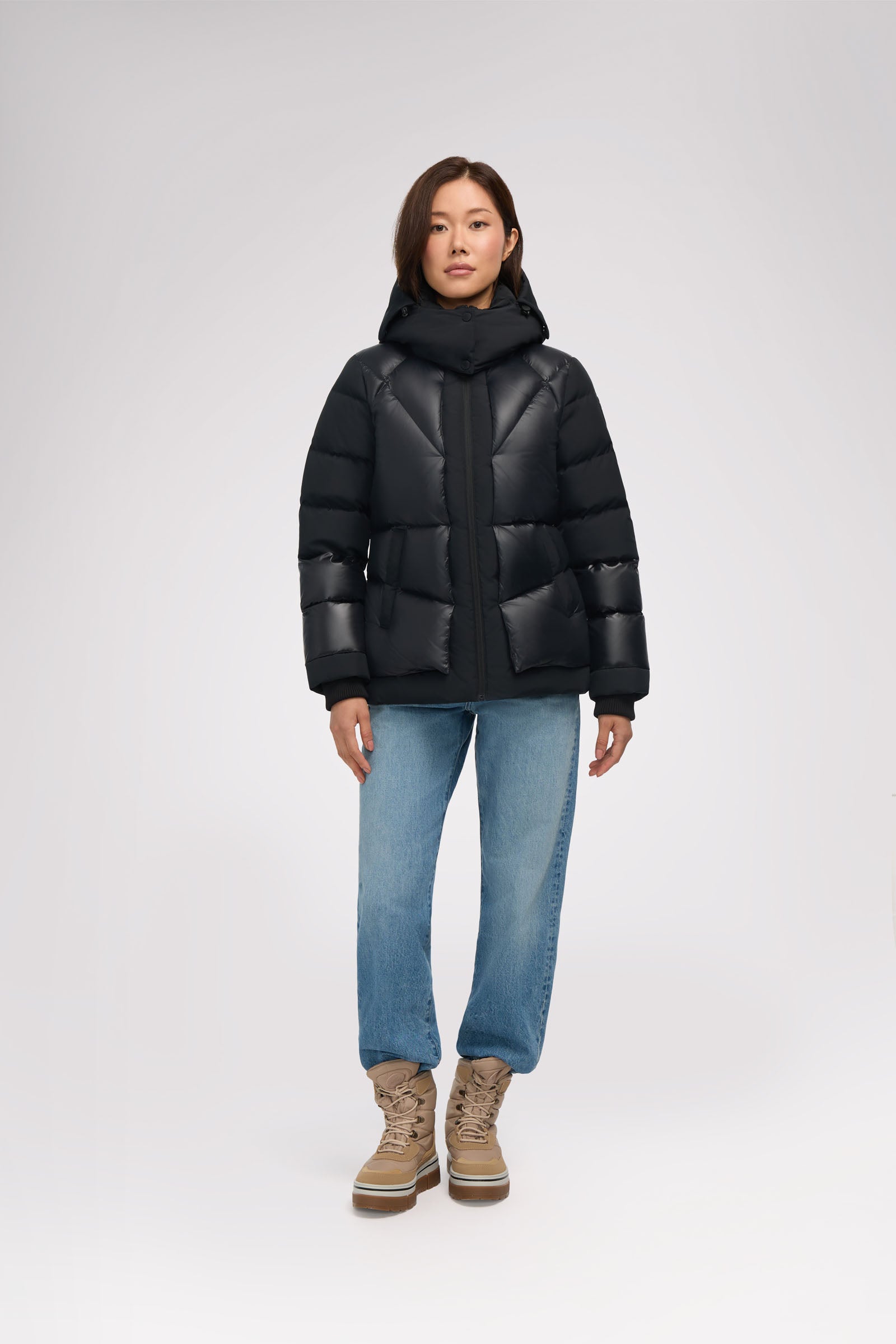 Vega Women's Mixed Media Puffer | Pajar Canada