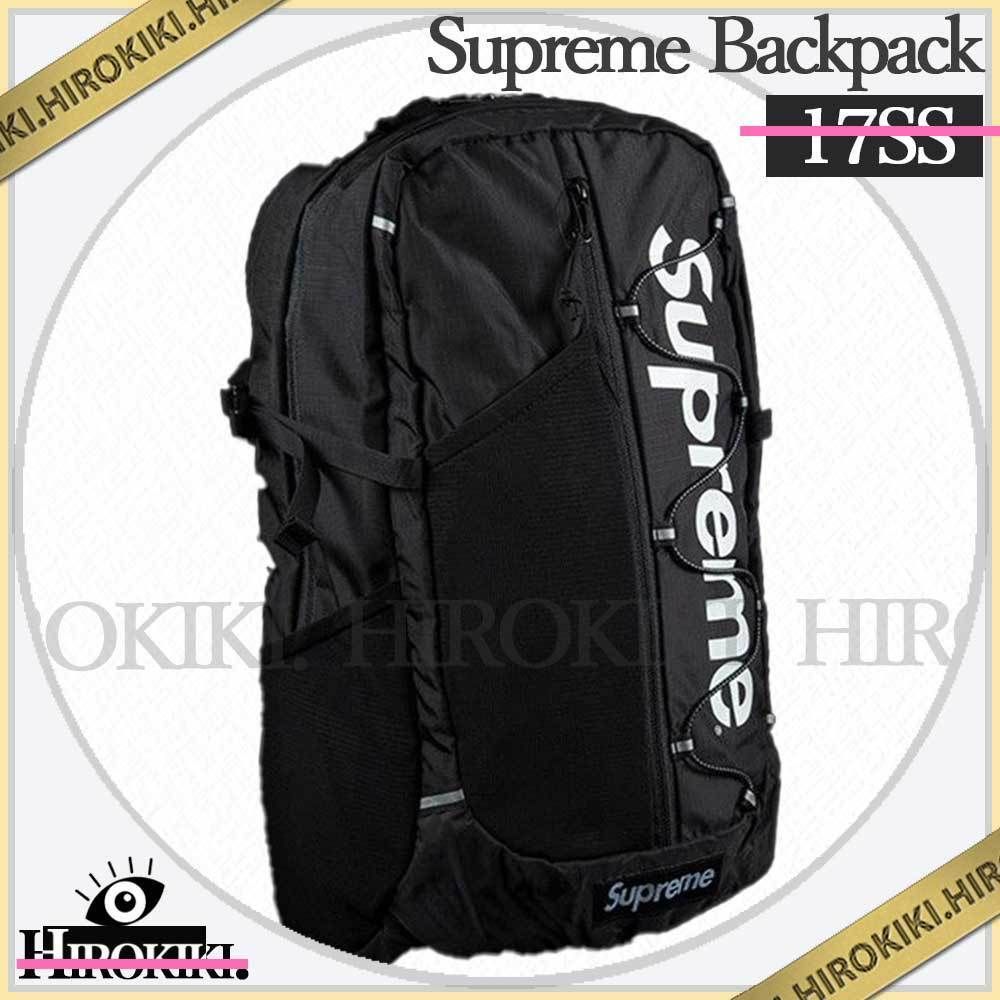 17SS☆Supreme Backpack Box Logo バックパック Black 黒 (Supreme