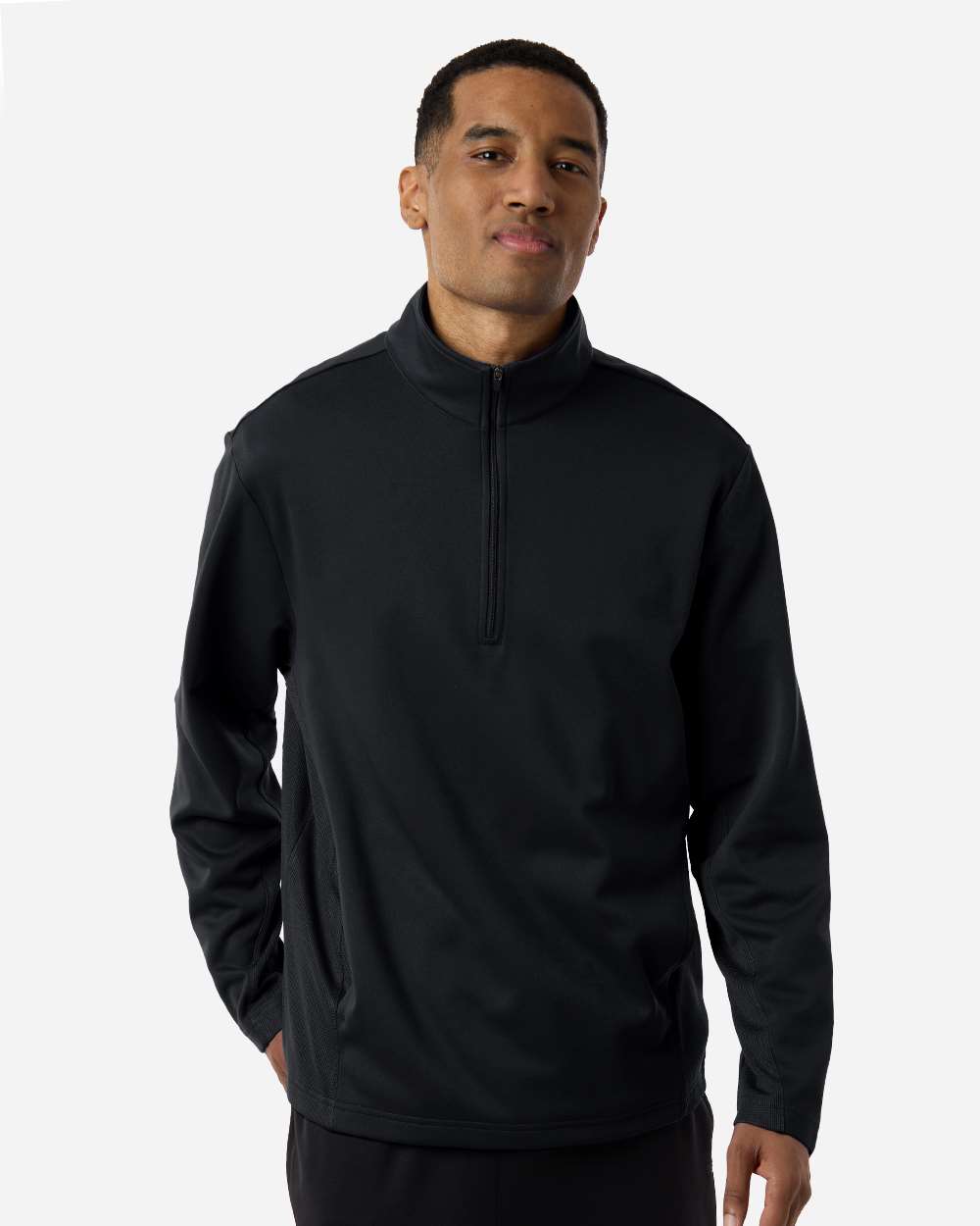 Team 365 TT401 - Unisex Squad Cadet Quarter-Zip Tech Fleece Pullover