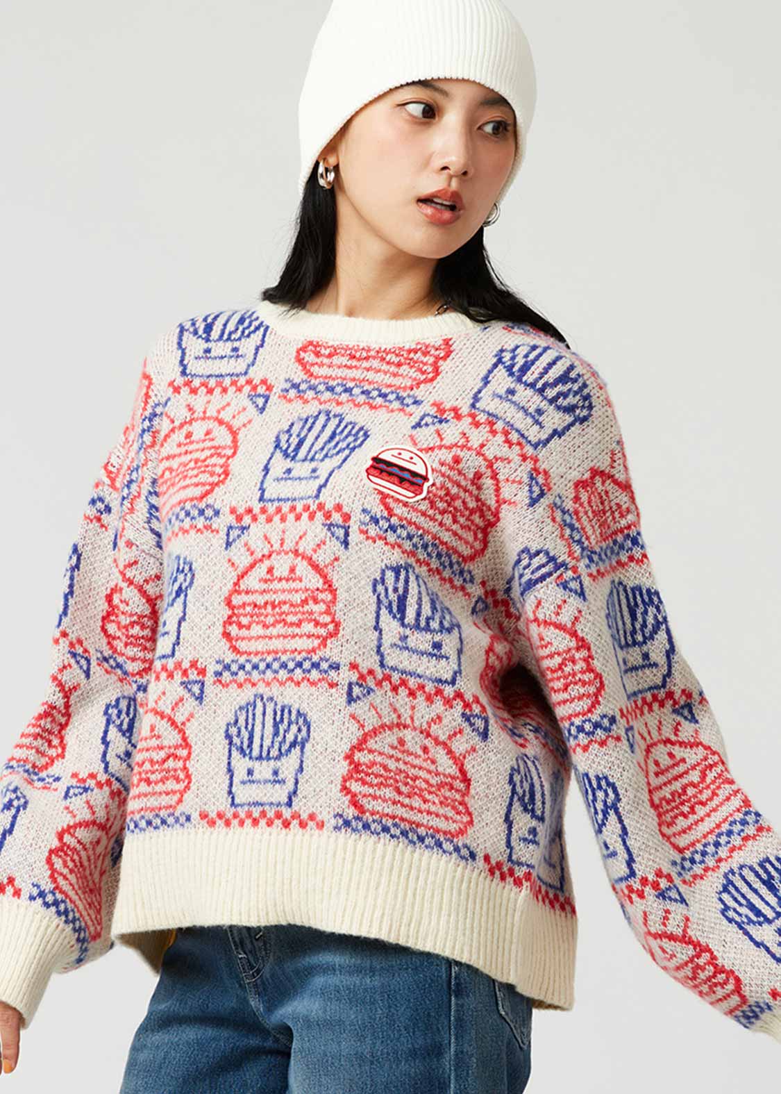 ビューティフルシャドーバーガー｜ウォッシャブルジャカードシャギー