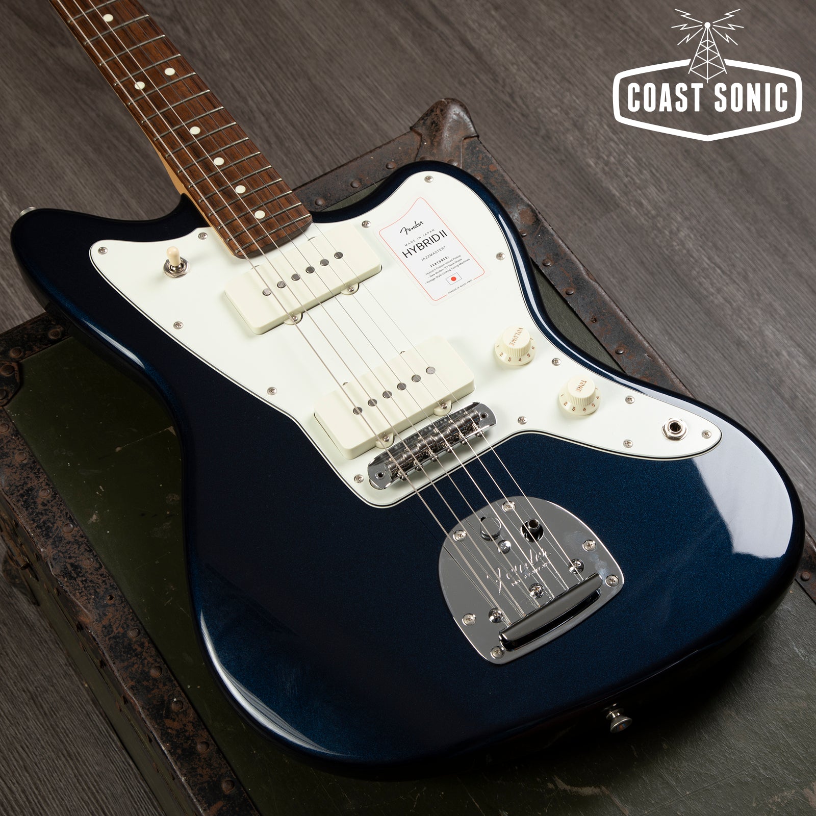 2021 Fender Hybrid II Jazzmaster Made in Japan - Gunmetal Blue