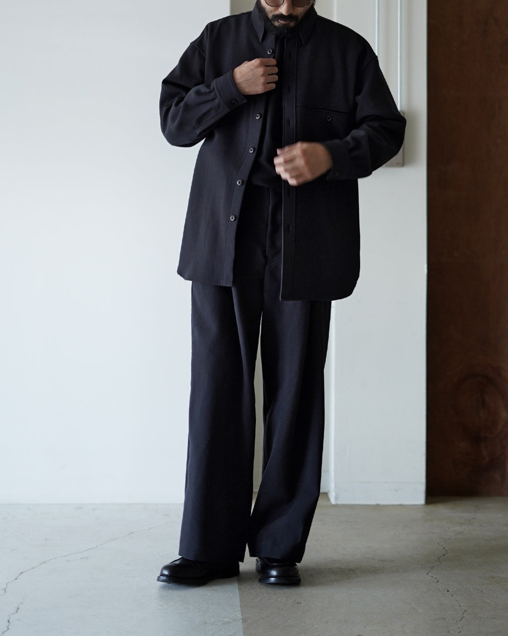 RAKINES WXS Washer - Frank ラキネス CPOシャツ 長袖シャツ メンズ