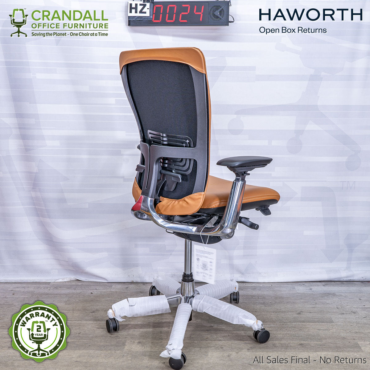 HZ-0036 - Haworth Zody with Headrest – Crandall Office Furniture