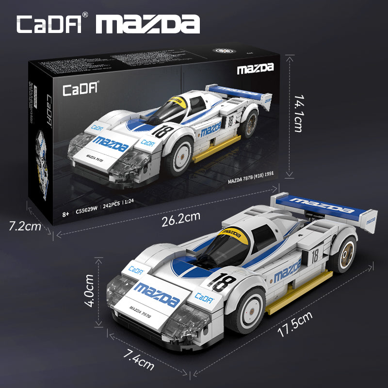 CaDA 1:24 MAZDA 787B (#18) 1991 C55029W – Doublee_CaDA