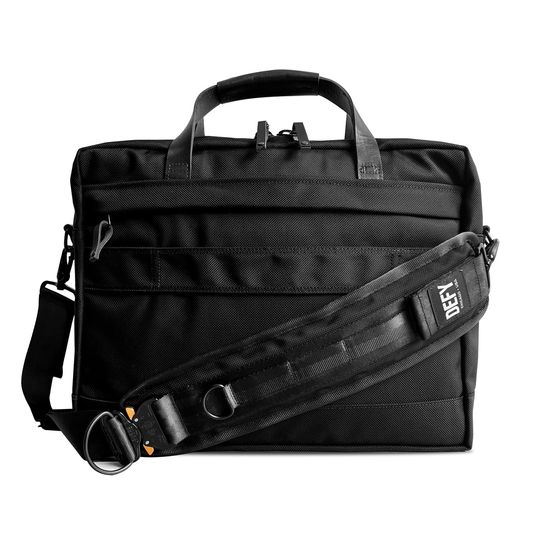 Epic 48 Hour Briefcase | Black Ballistic Nylon – DEFY