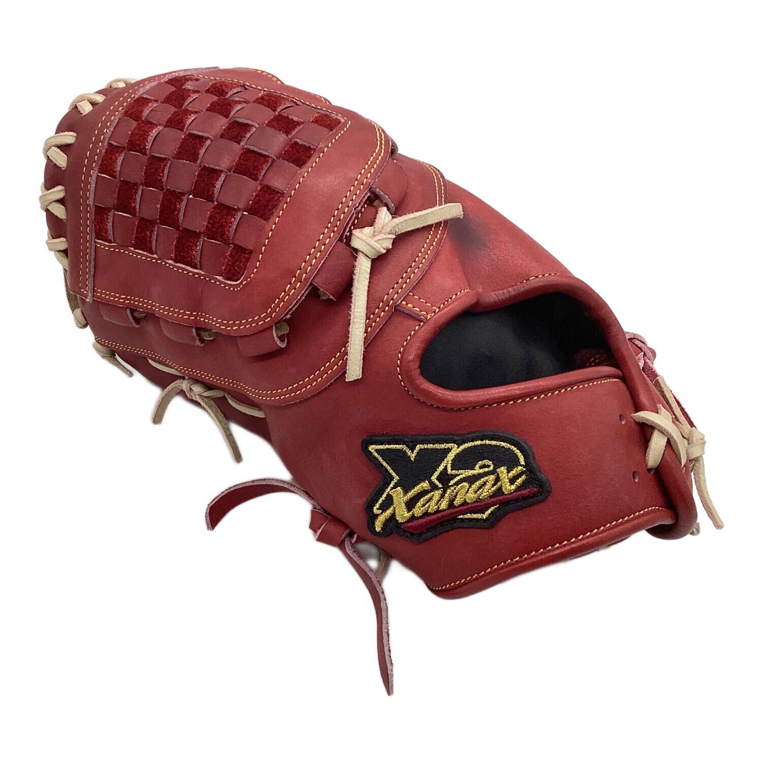 xanax (ザナックス) 硬式グローブ レッド ケース付 トラストX