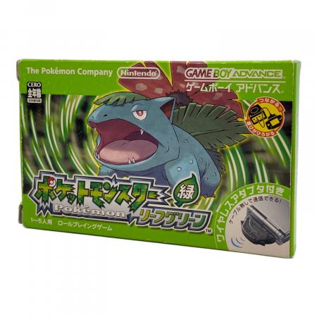 ゲームボーイアドバンス用ソフト ポケットモンスター リーフグリーン