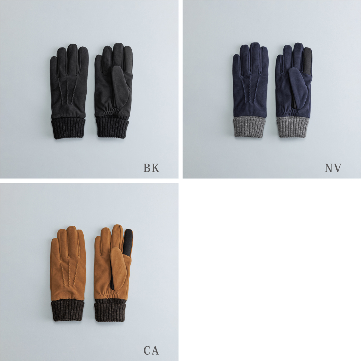 KURODA クロダ 男性用 ゴートスエードグローブ タッチパネル対応 〔手