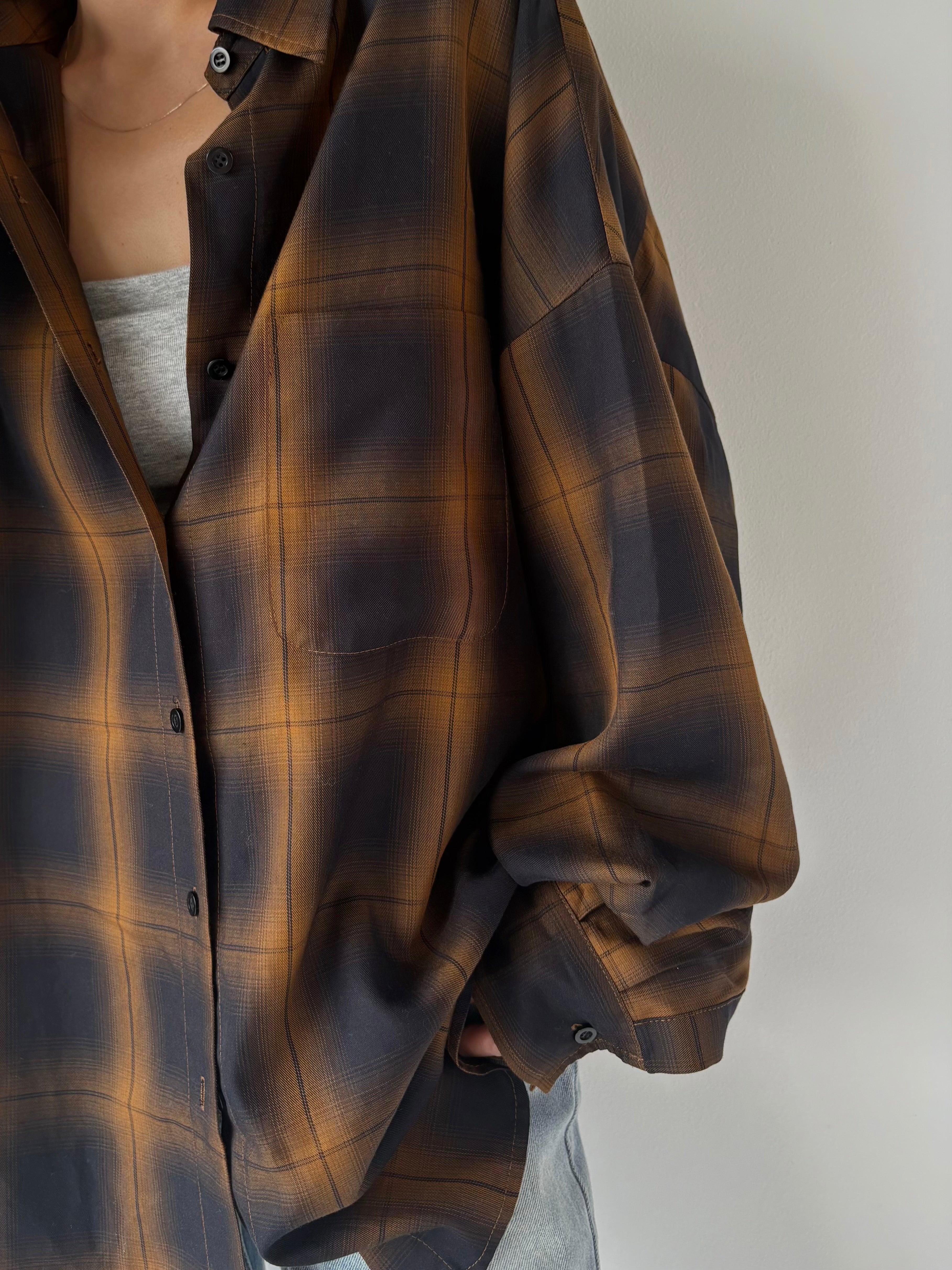 FADE CHECK OVER SHIRT | efu(エフ)official通販サイト – efu official