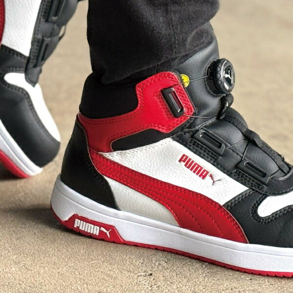 プーマ 安全靴 63.211.0 フロントコート ディスク ブラック ミッド