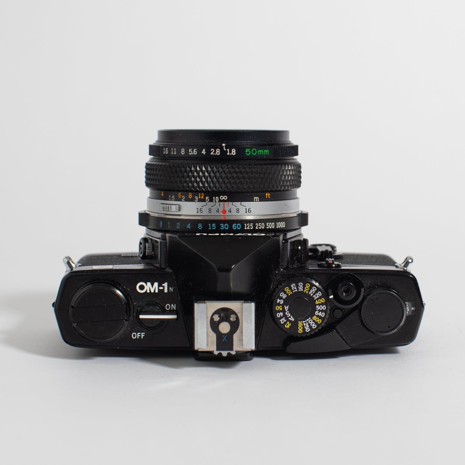 Olympus OM-1N Black with 50mm f/1.8 Lens – Film Supply Club