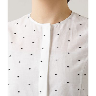 Whim Gazette(ウィム ガゼット)の【GEMINI】ドットブラウス通販