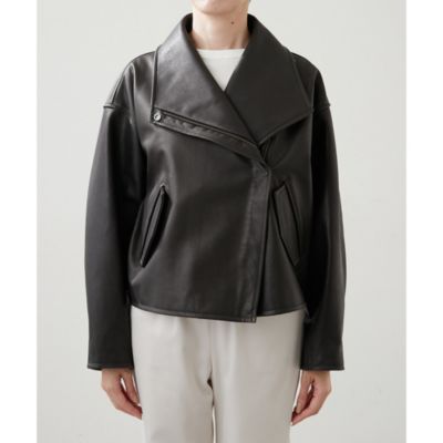 Whim Gazette(ウィム ガゼット)のレザーライダースブルゾン通販