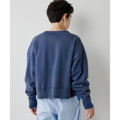 Whim Gazette(ウィム ガゼット)のヴィンテージ加工裏毛プルオーバー