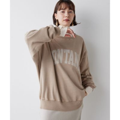 Whim Gazette(ウィム ガゼット)のピグメントロゴウラケプルオーバー